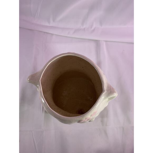 Vintage MCM Kitten Cat Ceramic Vase Planter Baby Floral Arrangement 7" White - Picture 8 of 11